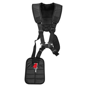 Artibetter 刈払機肩掛け バンド 肩掛けハーネス 草刈機ストラップ 両肩掛け型 ワイド 調整可能 肩掛けベルト ショルダー ハーネス 草刈り機パーツ 防振ソフトショルダー 腰当付き 草刈機 刈払