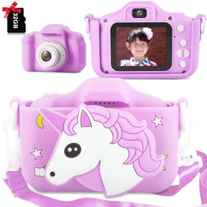 qpJ ̎q LbYJ jR[J  qǂpfW^J 32GB SDJ[ht/ 1080P HDJ 8{Y[ 850mAh/ 2.0C`IPS/ USB[dgCJ^C}[Be 