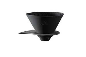 Zebrang(ゼブラン) アウトドア キャンプ 軽量 運びやすい ポケットサイズ V60フラットドリッパー 02 PLUS ZB-VDFP-02B コーヒー1〜4杯分用 V60ドリッパー 折りたたみ ポケットサイズ 割れない 持ち運び