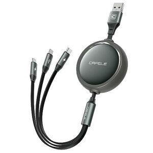 [dP[u  3in1 USB}`P[u yzCAFELEЎ葀 3A/15W 3䓯d\ USB Type C P[u Micro USB P[uf[^]itypecjΉ[dR[h3ޒ[qis̏