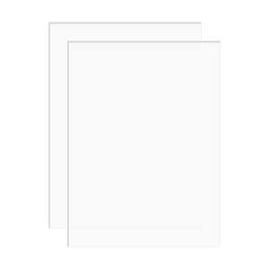 DARENYI アクリル板 透明 厚さ1mm 2枚 A3サイズ 大きい 高透明アクリルボード 420 x 297mm 透明板 保護フィルム付き 絵画、DIY装飾、教育などに適しています