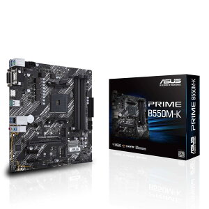 ASUS AMD B550 ���� AM4 �Ή� �}�U�[�{�[�h PRIME B550M-K �yMicroATX�z