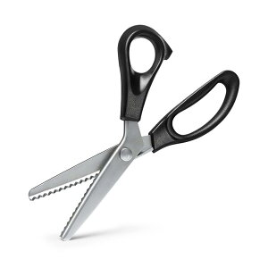 サムコス ピンキングハサミ 三角ギザギザ 5mm ステンレス製 ギザギザハサミ クラフトはさみ 握りやすい 鋭利 裁縫 手芸用 ラッピング用 洋裁道具 (C)