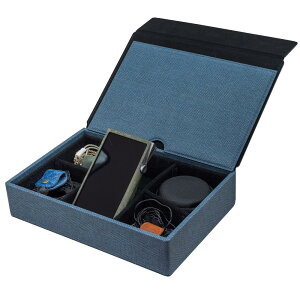MITER LOP[X DAP + Earphone Cz [, Carrying Case Cover for Digital Audio Player and IEM Earphones (6Cz[-Blue)