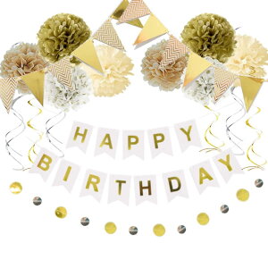 a t Zbg j̎q ̎q p[eB[ o[Xf[ fR[V Happy Birthday ^[oi[ K[h 炫 y[p[ ||  H 100j  LO 