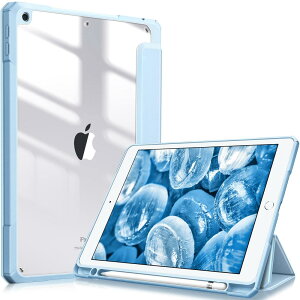 Fintie iPad 10.2 �P�[�X iPad ��9 / 8 / 7���� �P�[�X 2021 2020 2019 �����o�b�N�J�o�[ Apple Pencil ���[�\ �O�܃X�^���h �X���[�v�@�\ �y�� ���^ �����h�~ PU�������U�[ TPU (���f���ԍ�A2602�AA2603�AA260