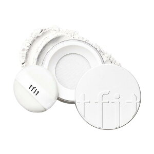 TFIT Translucent Set Finishing Powder - Sebum Control Face Loose Powder, Matte �� Silky Finish, Lightweight, Long-lasting, Korean Makeup (01 White, 7g)