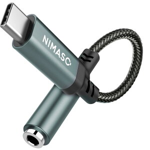NIMASO type-c Cz ϊ ^Cvc CzA_v^ 3.5mm Aux usb-cI[fBWbN db/ʒ/yΉ iPad/ iPad Pro/Android/typec@ɓKp NAD22A441