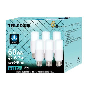 LEDd T`^Cv a26mm d60W` 6.7W 910lm  EFD15`֐ F Ra90 ʓdET`^Cv Ή fMގ{HΉ C Lb ` PSEF 6Zbg (F, 