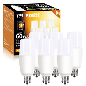 LEDd T` E17 60W` 7.2W 2700K dF 1270lm F S^Cv 6ZbgACALb`AʏƖp ȃGl `Ή fMގ{HΉ s 6 (T` E17