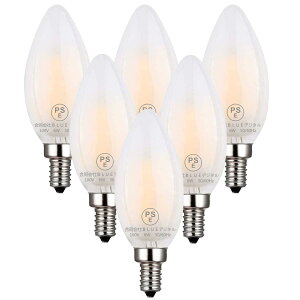 ZYYRSS VfAd LED GW\d [\N^ 60W` 720lm E12 6W Ód 2700K dF VfA XC^ KX̍ގ Ή 6 (E12)