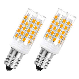 LED 電球 E14 口金直径14mm 可調光 セラミックス C35 全方向 電球色 3000K 電球40W形相当 広配光タイプ 4W AC 110V 全光束400lm 2個入り (2個入電球色)