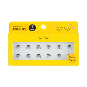 CCAMBBAK JpN ܂ ACbV ܂GNXe iv ACh Eyelash ^Cv 8mm~12mm }cGN Zt ܂ i` lC DIY ܂ (10mm Thick (Black), 4Point)