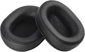 交換用イヤーパッドCompatible With Audio Technica WS660BT ATH-WS660BT ワイヤレスオーバーイヤーヘッドフォン - プロテインコーテックスイヤーマフクッション（ブラック）