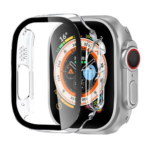 BELIYO Apple Watch P[X Series ultra/ultra2 49mm Ή Ab vEHb` Jo[ KX {Ɏq LYh~ Ab vEHb` P[X PCf ̌^ Apple Watch Jo[ Sʕی d\ (49mmC