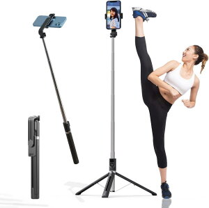 Txfuons X}zOr B_  185CM X}zX^h iphone Or 150cmȏ ZJ _ 360x]\ pm}ʐ^ go pro ANVJ A~ Rt Android/iOSΉ ^