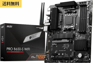 yN[|LzMSI }U[{[h PRO B650-S WIFI [B650] yM̍6wPCB݌vE12+1+1tF[YȓdHzATX DDR5-7200 (OC)Ή AMD Ryzen 8000/7000 V[Y(AM5)ΉMB6268yViE