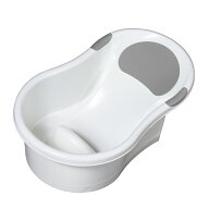 新生児用ベビーバスグレー《新生児用/沐浴用/赤ちゃん/ベビー用品/ベビーバス》　