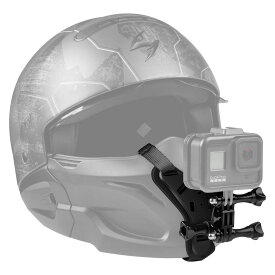 【Taisioner】顎マウント GoPro用 ヘルメットマウント オートバイヘルメット用下顎ストラップマウント ヘルメットチンホルダー バックル式 Vlog撮影必要 ワンタッチ着脱 アクションカメラ撮影