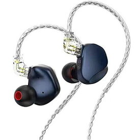 TRN VX Proインイヤーモニター、9ハイブリッドドライバーフラッグシップIem earphone、2ピン取り外し可能ケーブル付きイヤーイヤホン (マイクなし)