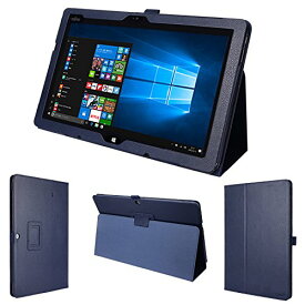 wisers 保護フィルム付 富士通 FUJITSU arrows Tab RH77/B1 RH77/X R727/P R726/P 12.5インチ タブレット 専用 ケース カバー [ 2016 2017 年 新型 ] ダークブルー