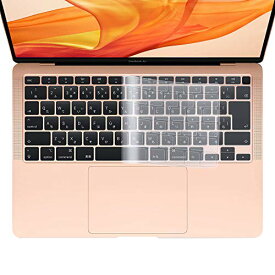 【2020秋冬 M1チップモデル】TOWOOZ MacBook Air 13 キーボードカバーフィルム 日本語 JIS配列 超薄型 超耐磨 洗浄可 高い透明感 2020 MacBook Air 13キーボード 保護 フィルム 防水防塵 MacBook Air A2337/A2179対応