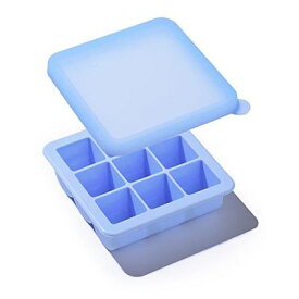 Kalar 小分け 離乳食保存容器 9ブロック 15ブロック 製氷皿 ベビーフード アイストレー (9ブロック, ブルー)…