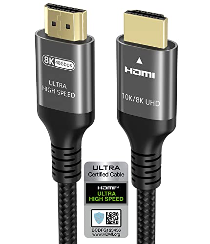 楽天市場】Ubluker 10k 8k 4k HDMI 2.1 ケーブル 2m、(HDMI認証)超高速