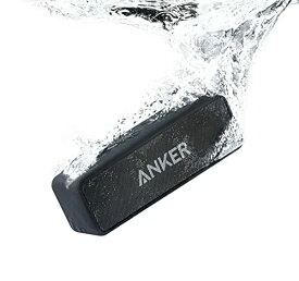 Anker Soundcore 2 (USB Type-C充電 12W Bluetooth 5 スピーカー 24時間連続再生)【完全ワイヤレスステレオ対応/強化された低音 / IPX7防水規格 / デュアルドライバー/マイク内蔵】(ブラック)