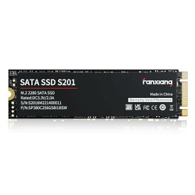 Fanxiang S201 M.2 SATA SSD 1TB 2280 SATA III 6Gb/s TLC 内蔵ソリッドステートドライブ 読み取り速度最大550MB/秒 ノートパソコンとPCデスクトップに対応 (ブラック)