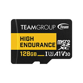 Team 高耐久 microSDXCカード 128GB ドライブレコーダー・監視カメラ用 UHS-1 U3 V30 読込み100MB/s 書込み50MB/s 日本国内2年正規保証