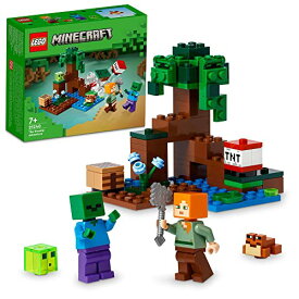 レゴ (LEGO) おもちゃ マインクラフト 沼地の冒険 男の子 女の子 マイクラ Minecraft 子供 グッズ ゲーム 玩具 知育玩具 誕生日 プレゼント ギフト レゴブロック 21240 7歳 ~