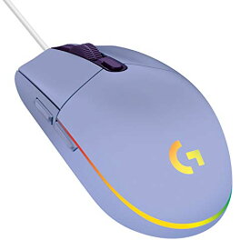 Logicool G ロジクールG ゲーミングマウス 有線 G203 ライラック LIGHTSYNC RGB 6個プログラムボタン 85g軽量 G203-LC 国内正規品 【 ファイナルファンタジーXIV 推奨周辺機器 】