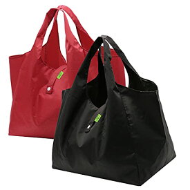 [GOKEI] エコバッグ コンビニバッグ 買い物バッグ 【2個入り】 折りたたみ 大容量 防水素材 軽量 買い物袋 コンパクト 収納 水や汚れにも強い