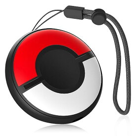 Newzerol 新販売 For ポケモンgo plusプラス保護ケースカバー ポケモンGO Plus +用保護ケース シリコン製 装着充電可能 LEDライト可視 軽量 耐衝撃 防水 ストラップ付き 紛失防止 ポ?ボール型ケース ブラック