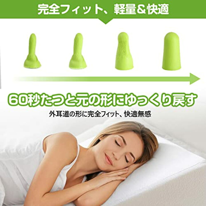 楽天市場】AiQInu 耳栓 睡眠用 騒音対策 遮音値38dB 10ペア ノイズ