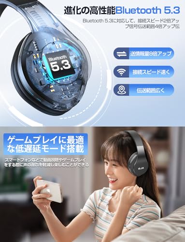 楽天市場】【Bluetooth5.3 有線・無線両用】ヘッドホン ワイヤレス
