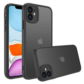 iPhone 11 ケース iphone 11 ケース スマホカバー 耐衝撃 指紋防止 滑り止め マット半透明 黄ばみなし レンズ保護 米軍MIL規格アイフォン11 用カバー PinLiSheng (iPhone 11
