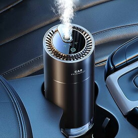 CEENIU 車 アロマディフューザー 超音波霧化 静音 スマートモード バッテリー内蔵 ホワイトムスクの香り フランス産天然香料 F26 Car Fragrance