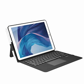 [iPad 10.2/10.5通用]Ewin? 新型 iPad 第9世代 ケース 日本語配列 タッチパッド付き 一体式Bluetooth 超薄型 第8/7世代 ipad pro 10.5 ipad air3 10.5対応 ワイヤレスキーボード pencil収納 日本語説明書付き (ブラック)