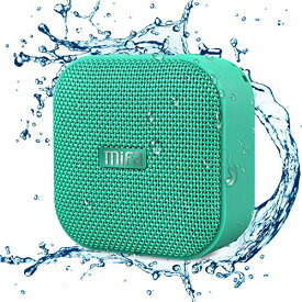 MIFA A1 グリーン Bluetoothスピーカー IP56防塵防水/お風呂/コンパクト/マカロン色で可愛い/ワイヤレスステレオ対応/True Wireless Stereo機能でステレオサウンド/12時間連続再生/ハンズフリー通話/Micro SDカード対応/プレゼント/ギフト(グリーン)