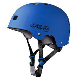 OUTDOORMASTER 自転車ヘルメット スポーツ CPSC安全規格 ASTM安全規格 子供大人兼用 M ネイビー