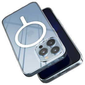 【空気のような薄さ】Sinjimoru iPhone 13 Pro MagSafe用スマホケース、1mmの超薄型 マグセーフ対応iPhoneケース マグネット内蔵 ワイヤレス充電対応 iPhone 14, 14 pro, 14 pro max, 14 plus, iPhone13・12シリーズ対応 クリアケース。M-AiroFit Basic for iPhone