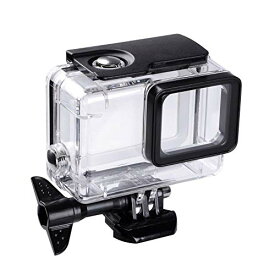 F1TP For GoPro Hero 7 Black/Hero 6/Hero 5用の防水防塵保護ケース[撮影フォグ化防止保護、HDガラスレンズ]防水ハウジングケース|水深45m水中撮影用.