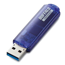 RA:バッファロー BUFFALO USB3.0対応 USBメモリ スタンダード 32GB ブルー RUF3-C32GA-BL