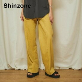 THE SHINZONE ザ シンゾーン sale セール 20%off　Linen Common Pants/22MMSPA07 サイズ：32 - 34 カラー：全2色 ピンク イエロー