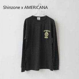 THE SHINZONE ザ シンゾーン sale セール 30%off アメリカーナ Americana colaboration Long-tee/23MXXCU03 サイズ：free カラー：ブラック