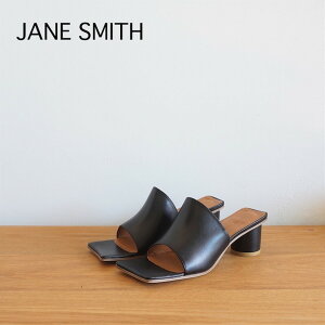 JANE SMITH | �W�F�[���X�~�X�ESquare Toe Sandals/725L �T�C�Y�F35.5 - 37.5 �J���[�F�u���b�N