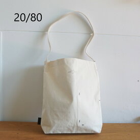 20/80｜トゥエンティーエイティー TWENTY EIGHTY Canvas#11 shoulder bag with side pocket/ S104 サイズ：free カラー：ホワイト