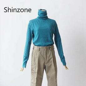 THE SHINZONE ザ シンゾーン　High neck rib/24SMSCU05 サイズ：free カラー：全2色 ターコイズ ネイビー